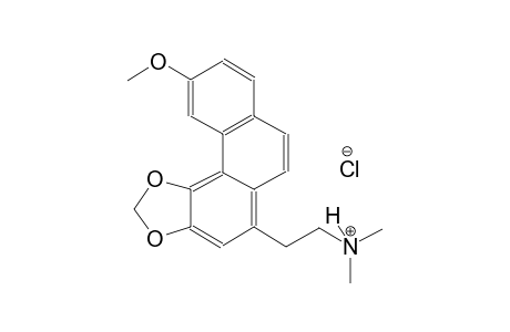 phenanthro[3,4-d][1,3]dioxole-5-ethanaminium, 10-methoxy-N,N-dimethyl-, chloride
