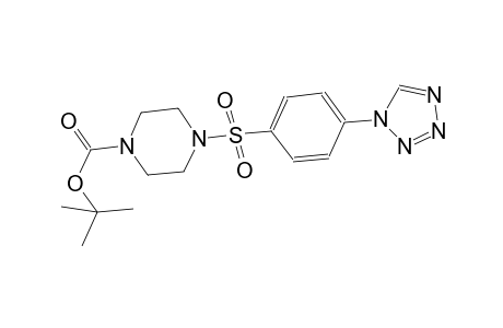 1-piperazinecarboxylic acid, 4-[[4-(1H-tetrazol-1-yl)phenyl]sulfonyl]-, 1,1-dimethylethyl ester