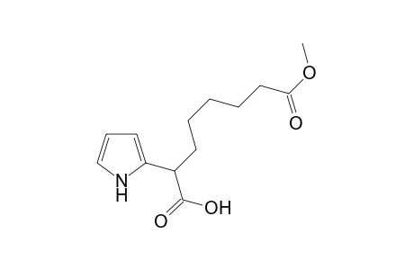 8-Methoxy-8-oxo-2-(1H-pyrrol-2-yl)octanoic acid