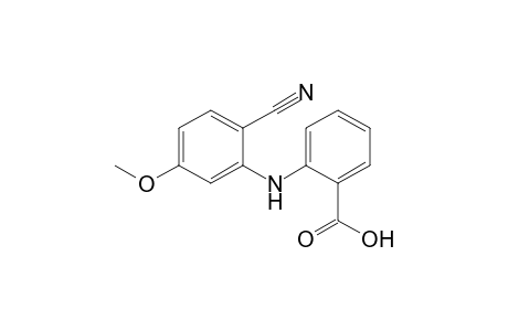 2-(2-Cyano-5-methoxyphenylamino)benzoicacid