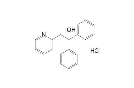 alpha,alpha-diphenyl-2-pyridineethanol, hydrochloride