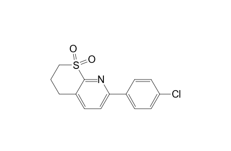 7-(4-Chlorophenyl)-1,1-dioxo-3,4-dihydro-2H-thiopyrano[2,3-b]pyridine