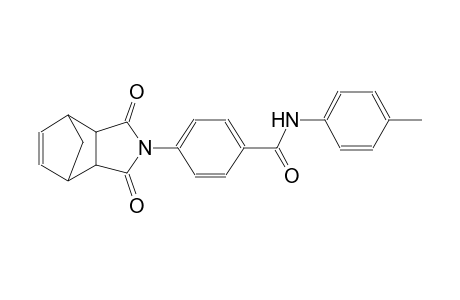 4-(3,5-dioxo-4-azatricyclo[5.2.1.0~2,6~]dec-8-en-4-yl)-N-(4-methylphenyl)benzamide