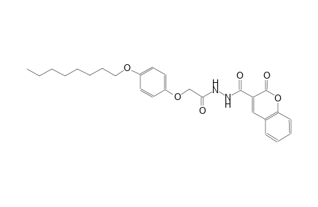 2-[4-(octyloxy)phenoxy]-N'-[(2-oxo-2H-chromen-3-yl)carbonyl]acetohydrazide