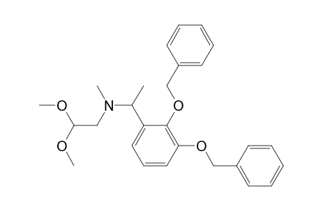2-[N-[1-[2,3-Bis(benzyloxy)phenyl]ethyl]-N-methylamino]acetaldehyde dimethyl acetal