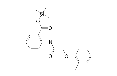 2-{[(2-methylphenoxy)acetyl]amino}benzoic acid, tms derivative