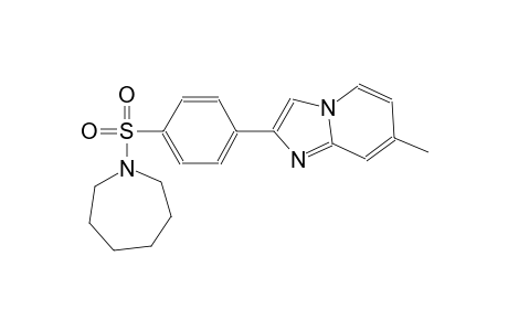 2-[4-(hexahydro-1H-azepin-1-ylsulfonyl)phenyl]-7-methylimidazo[1,2-a]pyridine