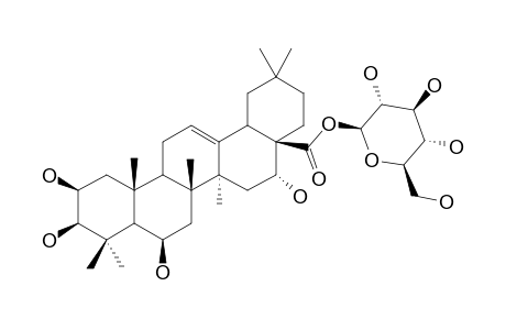 28-O-BETA-D-GLUCOPYRANOSYL-16-ALPHA-HYDROXY-23-DEOXYPROTOBASSIC-ACID