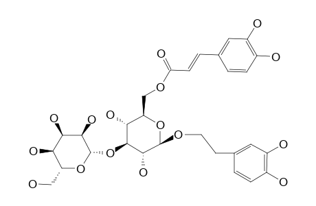 2-(3,4-DIHYROXYPHENYL)-ETHYL-3-O-BETA-D-ALLOPYRANOSYL-6-O-CAFFEOYL-BETA-D-GLUCOPYRANOSIDE