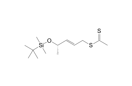 (E)-(S)-4-(1,1-dimethylethyldimethylsilyloxy)-2-pentenyl ethanedithioate