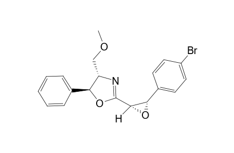 1,2-Epoxy-1-(4'-methoxymethyl)-5'-phenyl-2'-oxazolin-2'-yl)-2-(p-bromophenyl)ethane