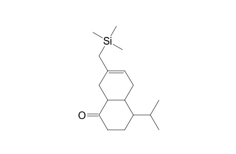 4-Isopropyl-7-trimethylsilylmethyl-3,4,4a,5,8,8a-hexahydro-1(2h)-naphthalenone