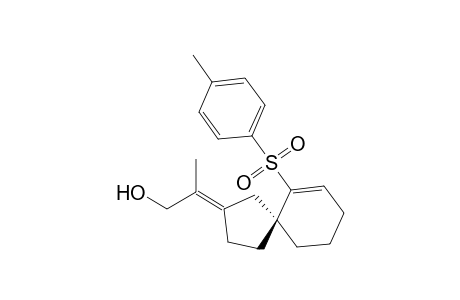 (+)-(2E,5S)-2-(1-Hydroxy-2-propylidene)-6-(p-tolylsulfonyl)spiro[4.5]dec-6-ene