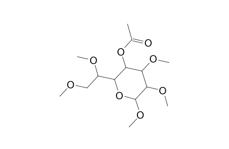 Methyl 4-O-acetyl-2,3,6,7-tetra-O-methylheptopyranoside
