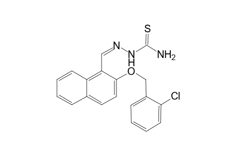 2-[(2-chlorobenzyl)oxy]-1-naphthaldehyde thiosemicarbazone