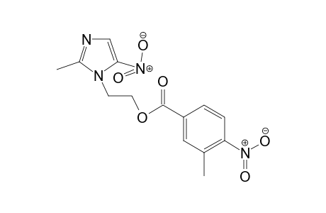2-(2-Methyl-5-nitro-1H-imidazol-1-yl)ethyl 3-methyl-4-nitrobenzoate