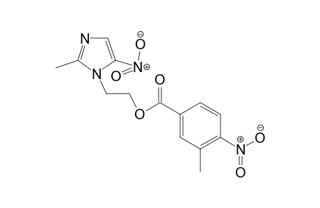 2-(2-Methyl-5-nitro-1H-imidazol-1-yl)ethyl 3-methyl-4-nitrobenzoate