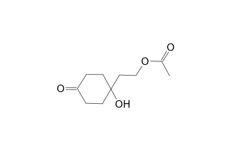 4-Hydroxy-4-(2'-acetoxyethyl)cyclohexanone