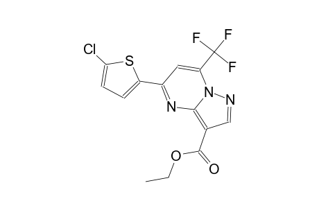 ethyl 5-(5-chloro-2-thienyl)-7-(trifluoromethyl)pyrazolo[1,5-a]pyrimidine-3-carboxylate
