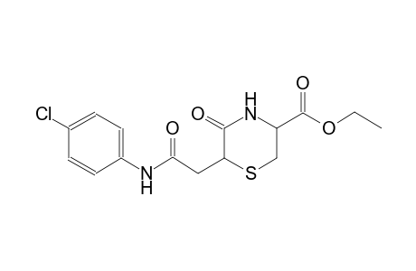6-[(4-Chloro-phenylcarbamoyl)-methyl]-5-oxo-thiomorpholine-3-carboxylic acid ethyl ester
