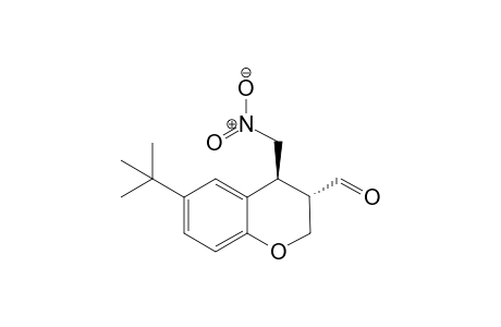 (3S,4S)-6-(tert-Butyl)-4-(nitromethyl)chroman-3-carbaldehyde