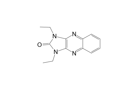 2H-imidazo[4,5-b]quinoxalin-2-one, 1,3-diethyl-1,3-dihydro-