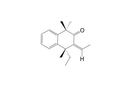 (4R)-3,4-DIHYDRO-4-ETHYL-1,1,4-TRIMETHYL-3Z-ETHYLIDENE-2(1H)-NAPHTHALENONE