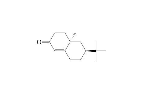 2(3H)-Naphthalenone, 6-(1,1-dimethylethyl)-4,4a,5,6,7,8-hexahydro-4a-methyl-, trans-