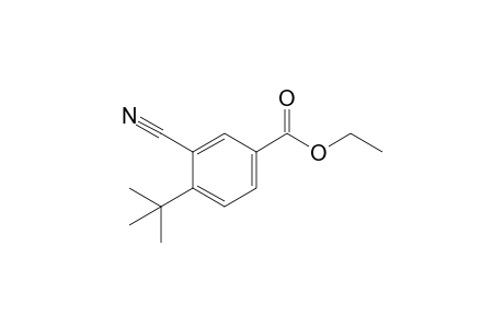 Ethyl 3-cyano-4-(1,1-dimethylethyl)benzoate