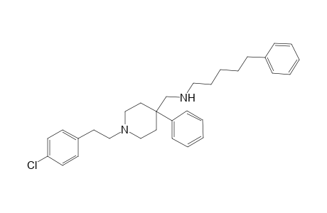 N-[1-[2-(4-Chlorophenyl)-ethyl]-4-phenylpiperidin-4-yl-methyl]-5-phenylpentamide