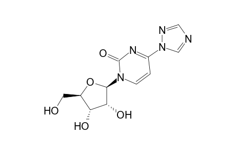 1-[(2R,3R,4S,5R)-3,4-dihydroxy-5-(hydroxymethyl)-2-oxolanyl]-4-(1,2,4-triazol-1-yl)-2-pyrimidinone