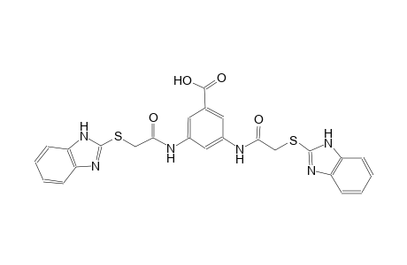 3,5-bis{[(1H-benzimidazol-2-ylsulfanyl)acetyl]amino}benzoic acid