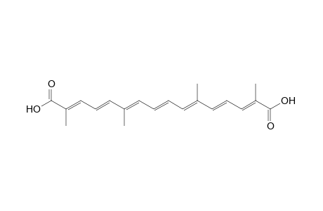 2,6,11,15-Tetramethyl-2,4,6,8,10,12,14-hexadecaheptaenedioic acid