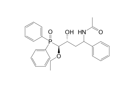 N-[(3R,4S)-4-diphenylphosphoryl-4-ethoxy-3-oxidanyl-1-phenyl-butyl]ethanamide