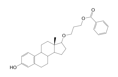 3-[3'-(Hydroxy)estra-1',3',5'(10')-trien-17'-yloxy]propyl benzoate