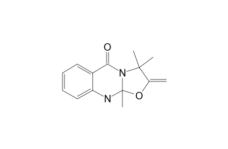 2-Methylene-2b-methyl-3,3-dimethyloxazolo[2,3-b]quinazolin-5-(4H,10H)-one