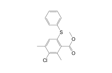 3-Chloro-2,4-dimethyl-6-phenylsulfanyl-benzoic acid methyl ester