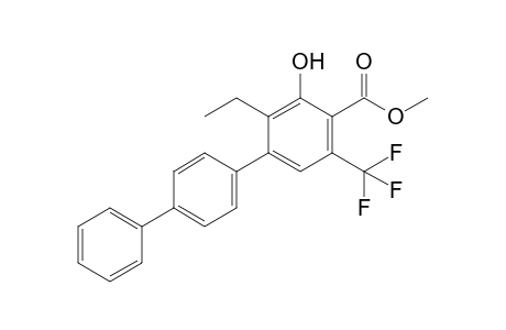 3''-Hydroxy-2''-ethyl-5''-(trifluoromethyl)[1,1':4',1'']terphenyl-4''-carboxylic acid methyl ester