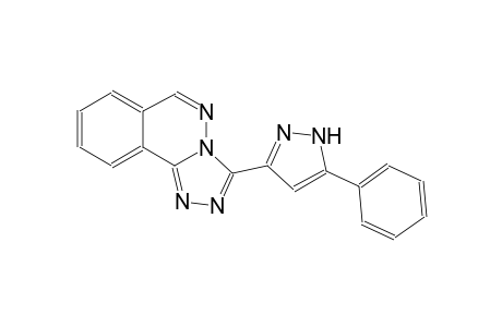 [1,2,4]Triazolo[3,4-a]phthalazine, 3-(5-phenyl-1H-pyrazol-3-yl)-