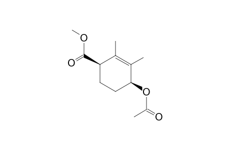 methyl (1R,4S)-4-acetoxy-2,3-dimethylcyclohex-2-en-1-carboxylate