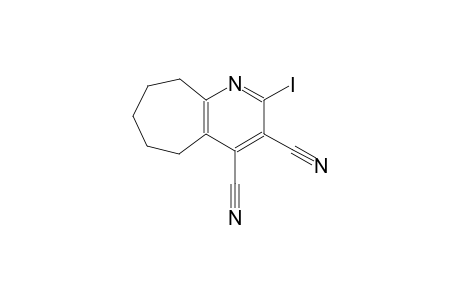 5H-cyclohepta[b]pyridine-3,4-dicarbonitrile, 6,7,8,9-tetrahydro-2-iodo-