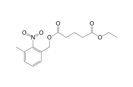 Glutaric acid, ethyl 3-methyl-2-nitrobenzyl ester