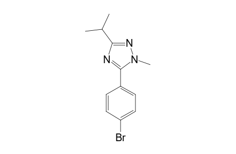 5-(4-BROMOPHENYL)-3-ISOPROPYL-1-METHYL-1H-1,2,4-TRIAZOLE