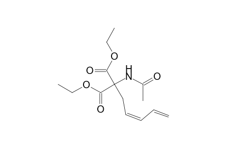 2-Acetylamino-2-penta-2,4-dienyl-malonic acid, diethyl ester