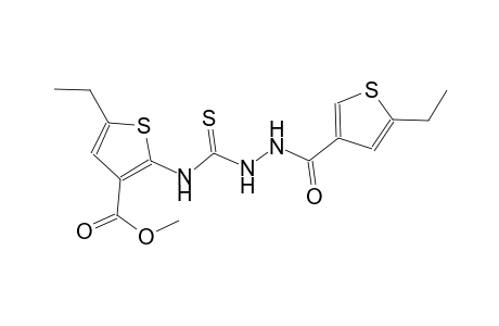 methyl 5-ethyl-2-[({2-[(5-ethyl-3-thienyl)carbonyl]hydrazino}carbothioyl)amino]-3-thiophenecarboxylate