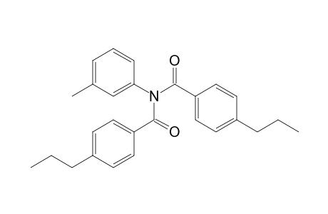 4-Propyl-N-(4-propylbenzoyl)-N-(3-methylphenyl)benzamide