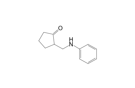 2-[(Phenylamino)methyl]cyclopentan-1-one