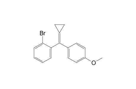 1-Bromo-2-[cyclopropylidene-(4-methoxyphenyl)methyl]benzene