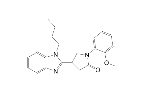 4-(1-butyl-1H-benzimidazol-2-yl)-1-(2-methoxyphenyl)-2-pyrrolidinone