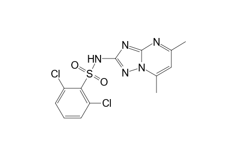 Benzenesulfonamide, 2,6-dichloro-N-(5,7-dimethyl[1,2,4]triazolo[1,5-a]pyrimidin-2-yl)-